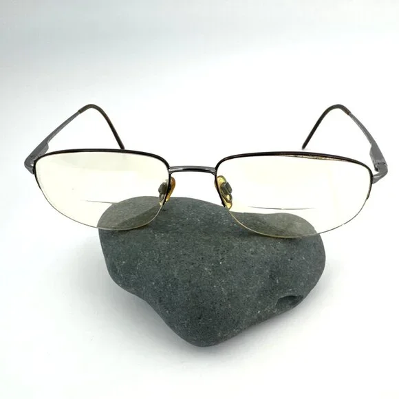 Vintage Jaguar Eyeglass Frames Model 3342-276 Bronze Tortoise Half Rim 55-17-140 - Picture 2 of 14